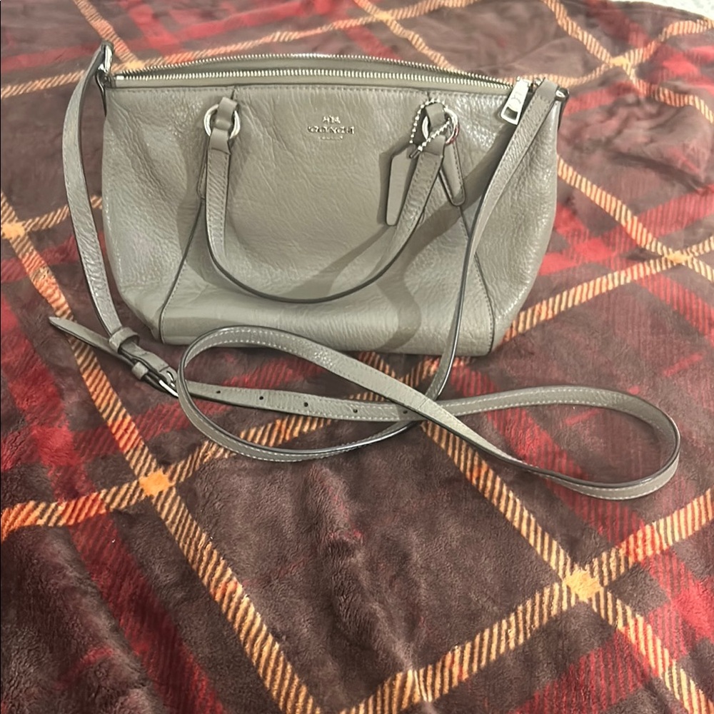 Coach Gray Leather Women's Bag